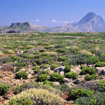 View to the peninsula of Gramvoussa