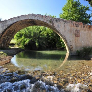 Το βενετσιάνικο γεφύρι, στο Φαράγγι Πρέβελη.