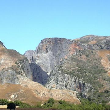 The exit of Prasano gorge