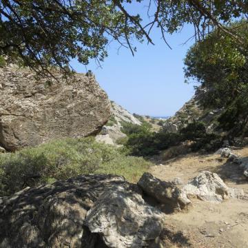 Mindri gorge in Tsoutsouros area