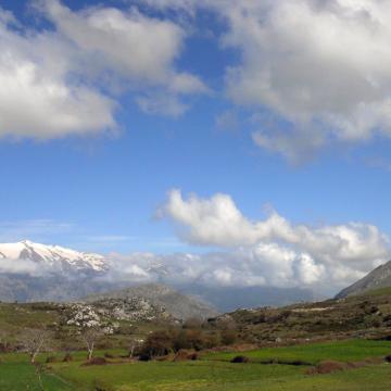 Mount Psiloreitis, as seen from Kedros mountain