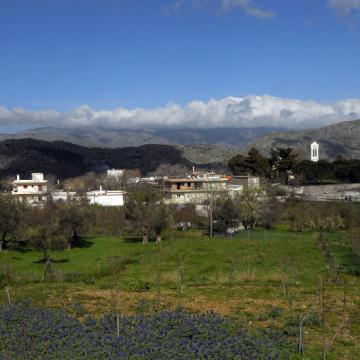 Gerakari village, at the east of mount Kedros