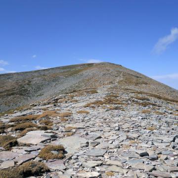 The highest peak of Crete, Timios Stavros