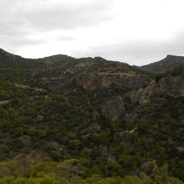 Close to Mylonas waterfall