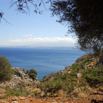 View to Chania golf, from Rodopou peninsula