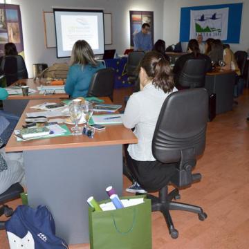 Journalist Mr. Giorgos Lialios, during his presentation