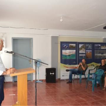 Ο Δήμαρχος Αποκορώνου χαιρετίζει την ημερίδα, Αλίκαμπος